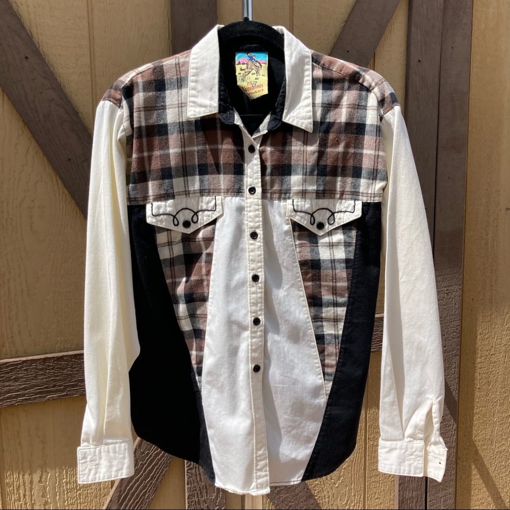 P.S. & Rhinestones Panhandle Slim Western Shirt M